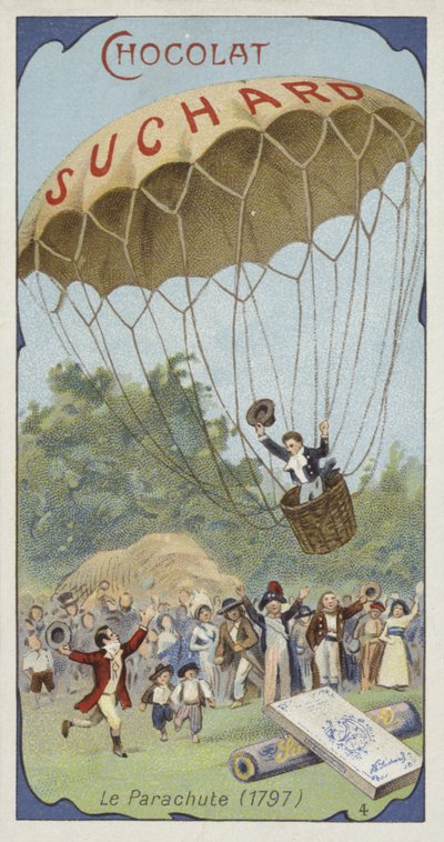 The Parachute, 1797 by European School